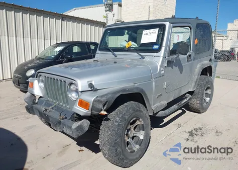 2002 Jeep Wrangler X from USA, damaged, VIN 1J4FA39S92P751308